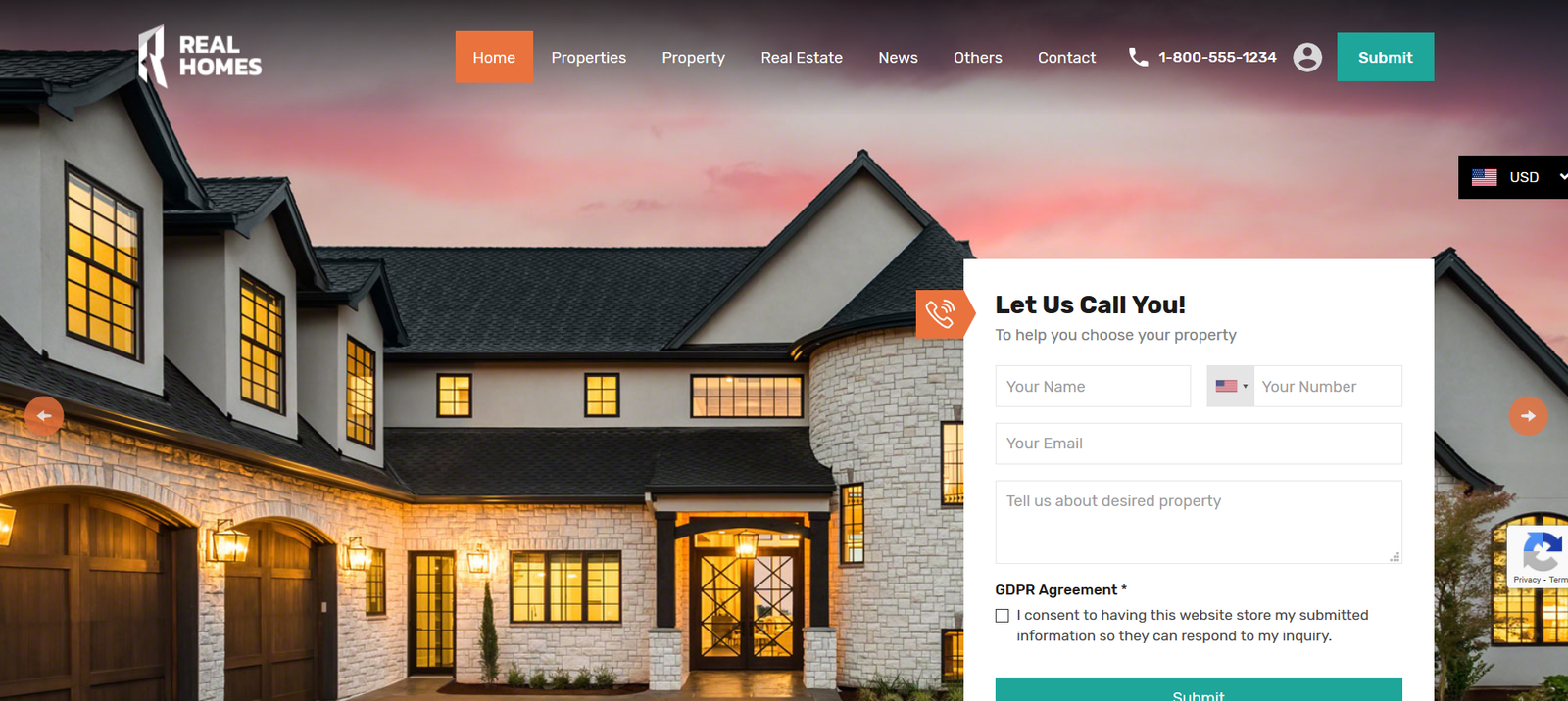 Real Estate WordPress Theme