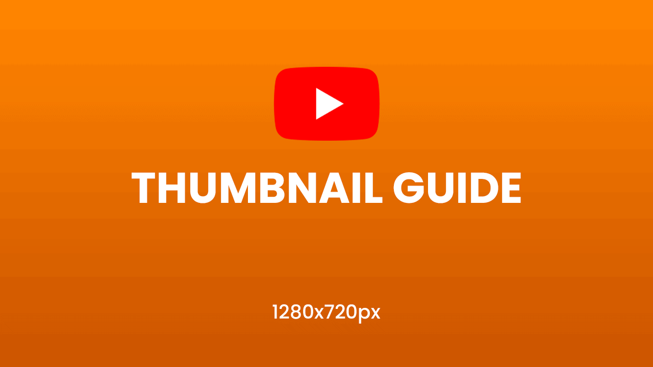 YouTube Thumbnail Template for Adobe Photoshop